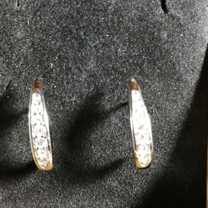 Swarovski Crystal stud drop earrings